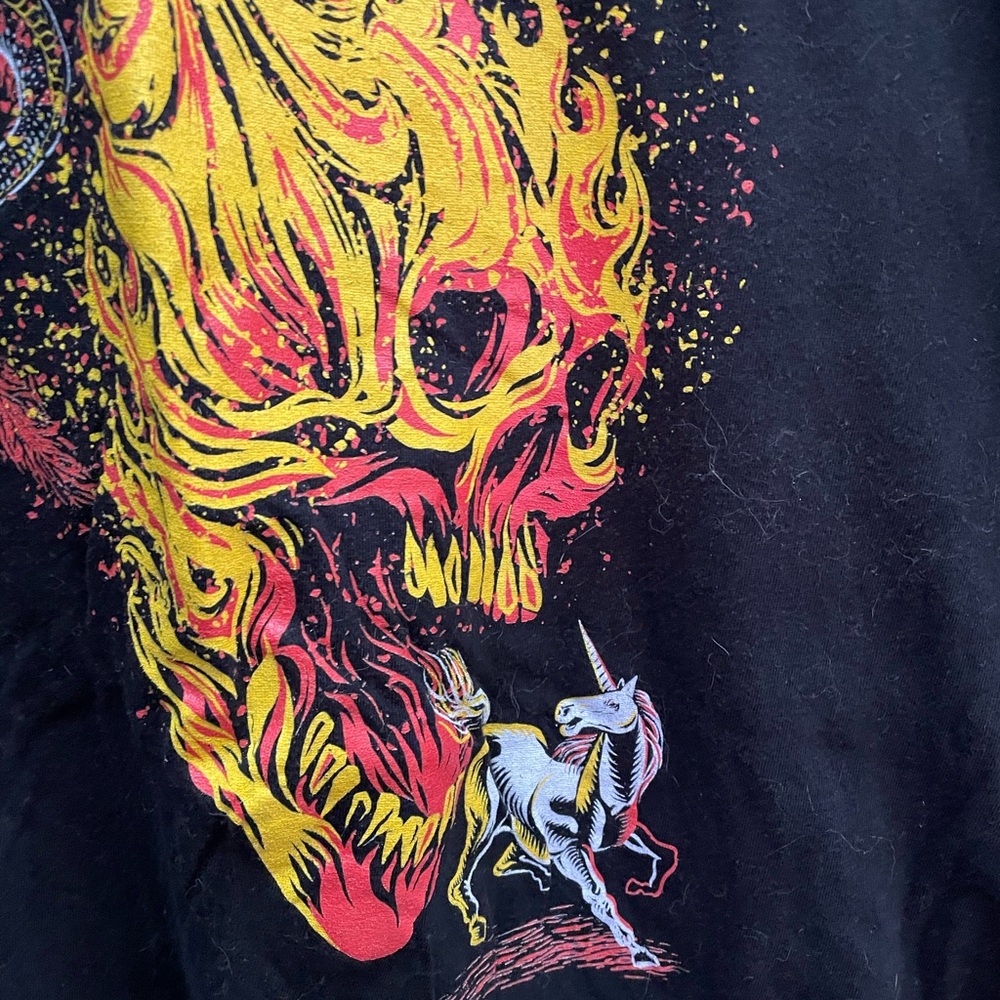 Threadless t shirt the last f*ckin unicorn XL